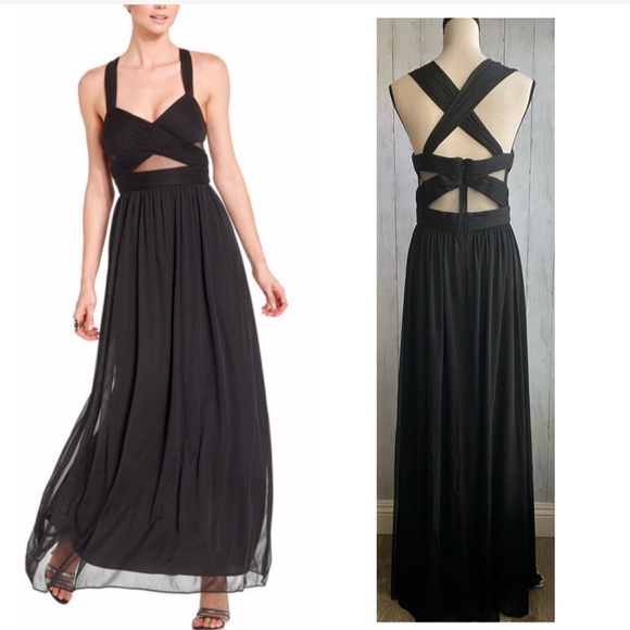 NWOT Betsy & Adams Sleeveless Cutout Gown - Picture 3 of 15
